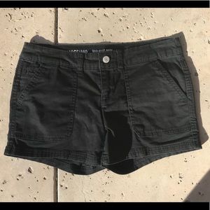 Mossimo black shorts, size 0